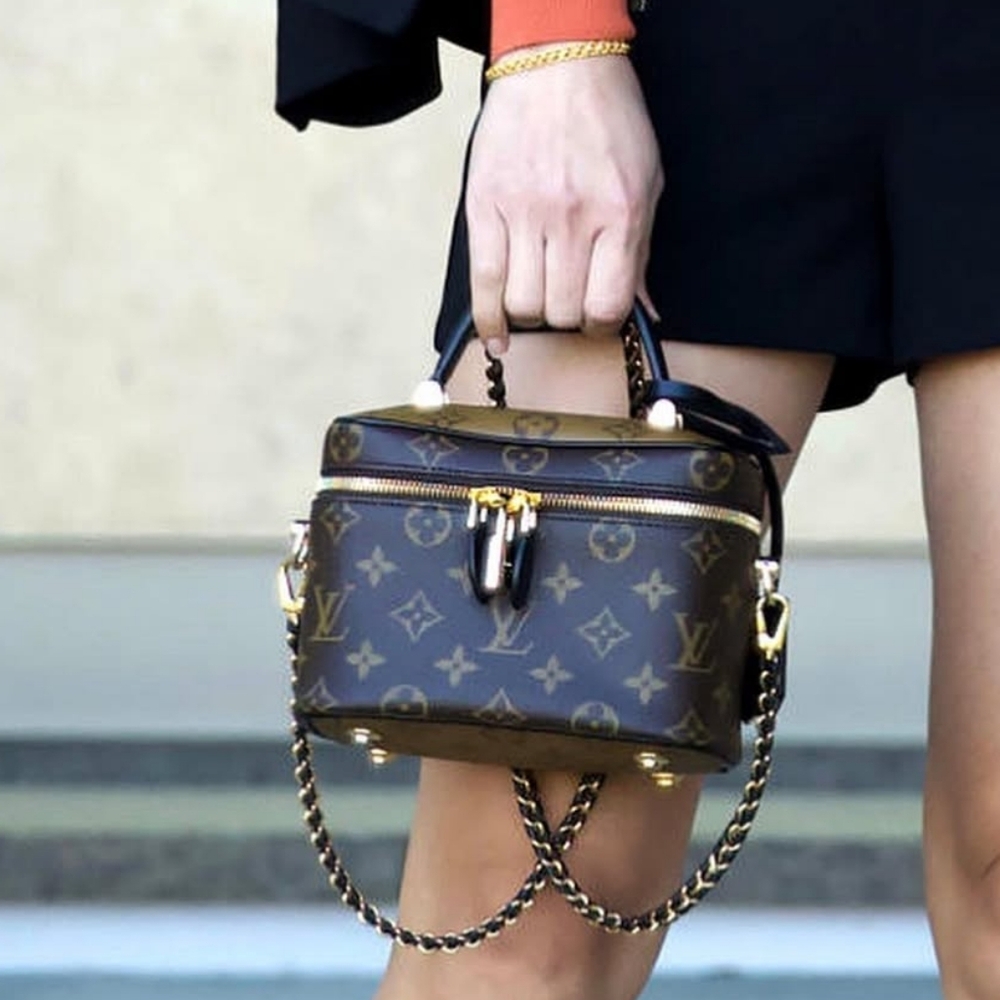 Authentic Louis Vuitton LV Monogram Vanity PM Reverse Canvas M45165 - Picture 12 of 16